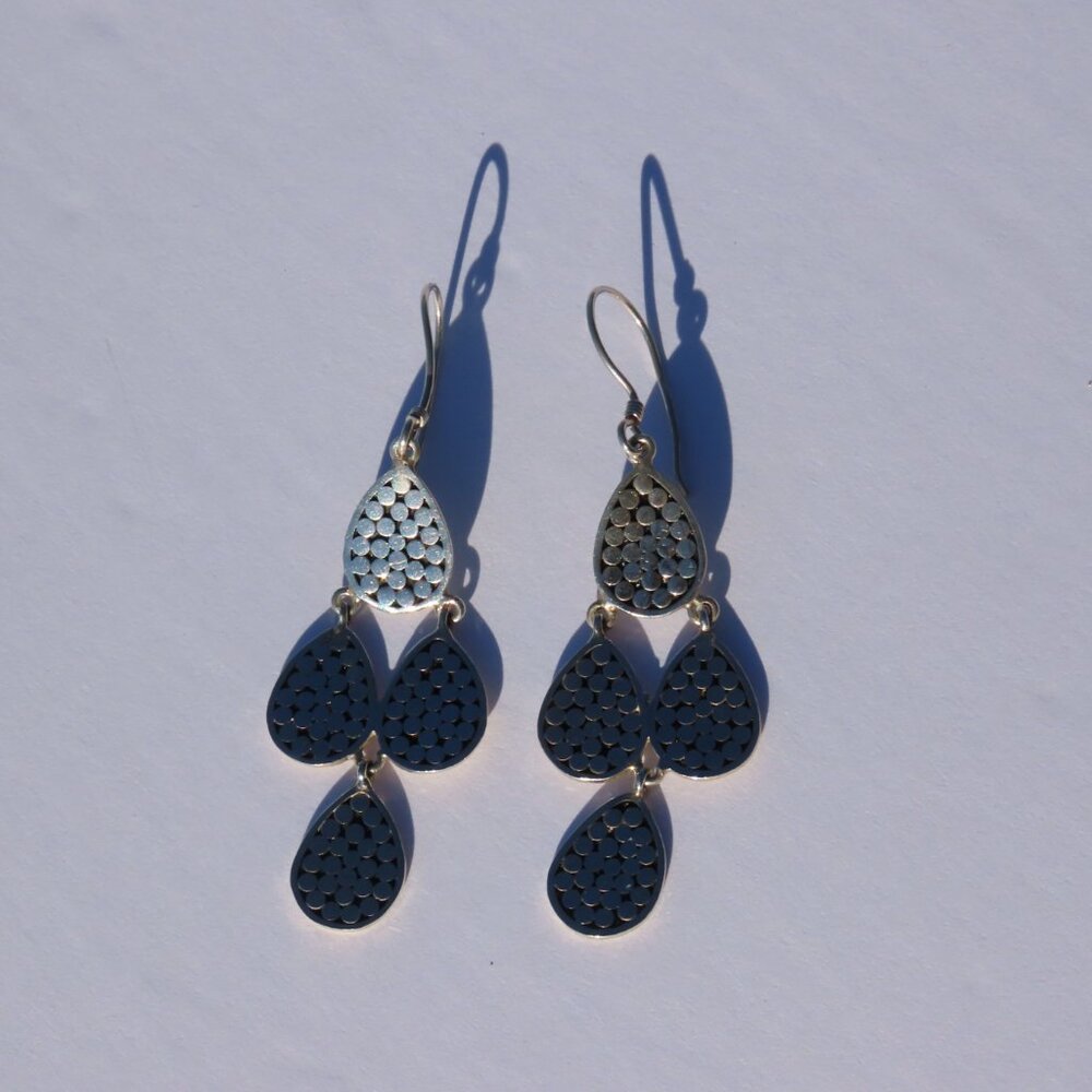 Sterling Silver Dangling Earrings - image 8